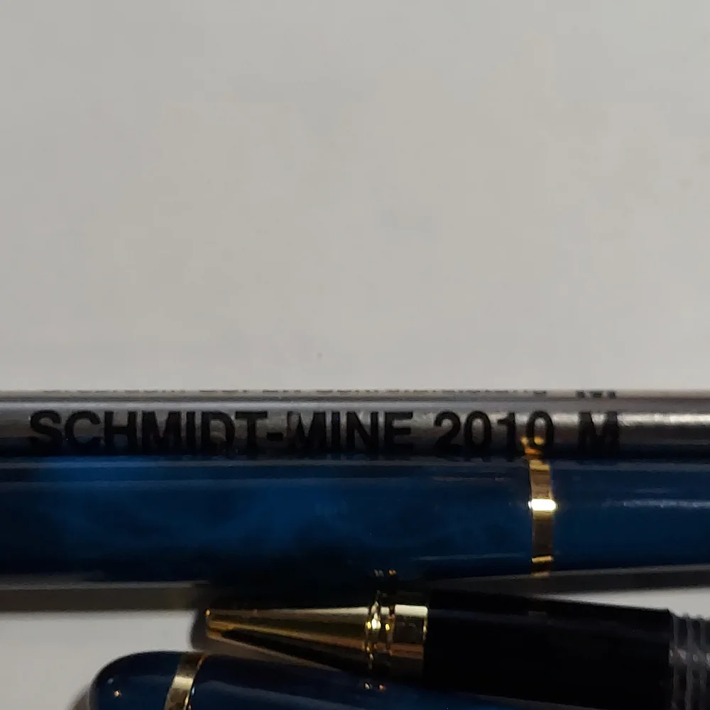 Blue‎ Refillable Ball Point Pen Gold Trim - Picture 10 of 10